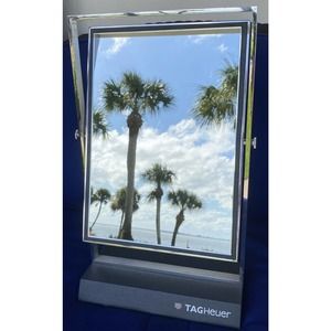 TAG HEUER - LUXURY PRESENTATION DEALERS STORE DUAL-SIDED MIRROR